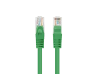 Patchcord kat.5e utp 7.5m zielony fluke passed Lanberg
