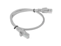 Patchcord kat.6Utp 0.5m szary fluke passed Lanberg 10-pack