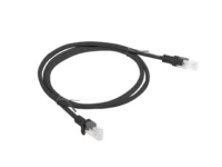 Patchcord kat.6Utp 1m czarny fluke passed Lanberg