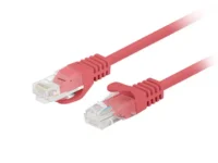 Patchcord kat.5e utp 1.5m czerwony fluke passed Lanberg 10-pack