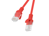 Patchcord kat.5e utp 5m czerwony fluke passed Lanberg