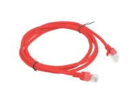Patchcord kat.6Utp 1.5m czerwony fluke passed Lanberg