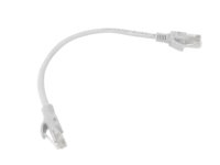 Patchcord kat.6Utp 0.25m szary fluke passed Lanberg 10-pack