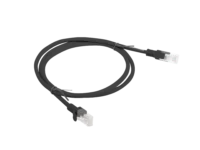 Patchcord kat.5e utp 1m czarny fluke passed Lanberg 10-pack