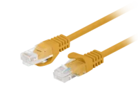 Patchcord kat.5e utp 0.25m pomarańczowy fluke passed Lanberg 10-pack
