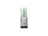 Wtyk sieciowy rj45 (8p8c) przelotowy Lanberg kat.6 ftp (100 szt) Wtyk sieciowy rj45 (8p8c) przelotowy Lanberg kat.6 ftp (100 szt)