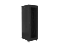 Szafa instalacyjna rack stojąca 19" 42U 800x800 czarna drzwi perforowane Lanberg (złożona) Szafa instalacyjna rack stojąca 19" 42U 800x800 czarna drzwi perforowane Lanberg (złożona)
