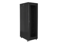 Szafa instalacyjna rack stojąca 19" 42U 800x1000 czarna drzwi perforowane Lanberg (złożona) Szafa instalacyjna rack stojąca 19" 42U 800x1000 czarna drzwi perforowane Lanberg (złożona)