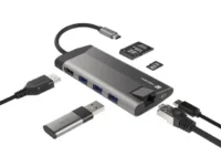 Multiport adapter Natec fowler plus usb-c->hub usb 3.0 3x, hdmi 4k, usb-c pd, rj45, sd, micro sd Multiport adapter Natec fowler plus usb-c->hub usb 3.0 3x, hdmi 4k, usb-c pd, rj45, sd, micro sd