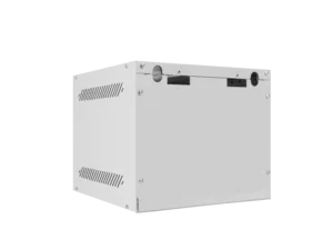Szafa instalacyjna rack wisząca 10" 4U 280x310 szara drzwi szklane Lanberg (flat pack)