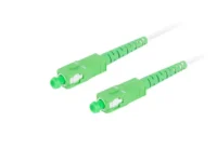 Patchcord światłowodowy sm sc/apc-sc/apc simplex 3.0mm lszh g657a2 15m biały Lanberg