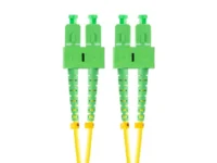 Patchcord światłowodowy sm sc/apc-sc/apc duplex 3.0mm lszh g657a1 15m żółty Lanberg