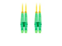Patchcord światłowodowy sm lc/apc-lc/apc duplex 3.0mm lszh g657a1 2m żółty Lanberg