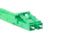 Patchcord światłowodowy sm lc/apc-lc/upc duplex 3.0mm lszh g657a1 0.5m żółty Lanberg