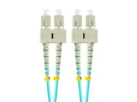 Patchcord światłowodowy mm SC-SC UPC duplex 3.0mm om3 50/125 lszh 3m aqua Lanberg Patchcord światłowodowy mm SC-SC UPC duplex 3.0mm om3 50/125 lszh 3m aqua Lanberg