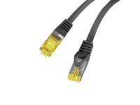Patchcord kat.6a s/ftp lszh cu 1m czarny fluke passed Lanberg