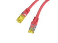Patchcord kat.6a s/ftp lszh cu 5m czerwony fluke passed Lanberg
