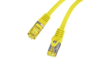 Patchcord kat.6a s/ftp lszh cu 3m żółty fluke passed Lanberg