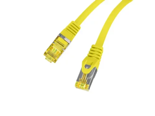 Patchcord kat.6a s/ftp lszh cu 3m żółty fluke passed Lanberg