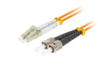 Patchcord światłowodowy mm st/upc-lc/upc duplex 3.0mm om2 50/125 lszh 1m pomarańczowy Lanberg