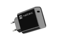 Ładowarka sieciowa Natec ribera 1x usb-c 20w czarna