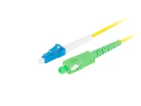 Patchcord światłowodowy sm lc/upc-sc/apc simplex 3.0mm lszh g657a1 2m żółty Lanberg