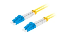 Patchcord światłowodowy sm lc/upc-lc/upc duplex 3.0mm lszh g657a1 10m żółty Lanberg