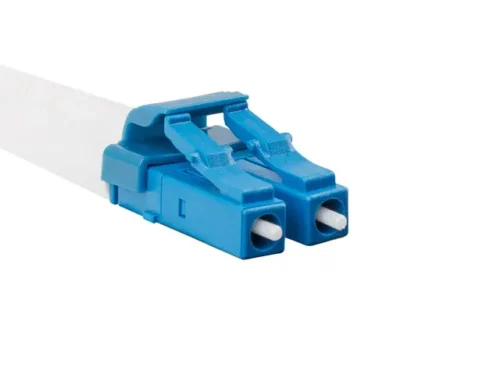 Patchcord światłowodowy sm lc/upc-lc/upc duplex 3.0mm lszh g657a1 0.5m żółty Lanberg