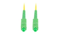 Patchcord światłowodowy sm sc/apc-sc/apc simplex 3.0mm lszh g657a1 2m zółty Lanberg