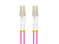 Patchcord światłowodowy mm lc-lc upc duplex 3.0mm om4 50/125 lszh 20m fioletowy Lanberg Patchcord światłowodowy mm lc-lc upc duplex 3.0mm om4 50/125 lszh 20m fioletowy Lanberg