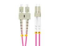 Patchcord światłowodowy mm LC-SC UPC duplex 3.0mm om4 50/125 lszh 5m fioletowy Lanberg Patchcord światłowodowy mm LC-SC UPC duplex 3.0mm om4 50/125 lszh 5m fioletowy Lanberg