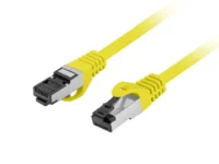 Patchcord kat.8.1 s/ftp lszh cu 0.5m żółty fluke passed Lanberg