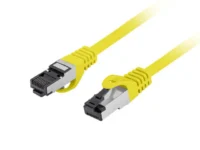 Patchcord kat.8.1 s/ftp lszh cu 1m żółty fluke passed Lanberg