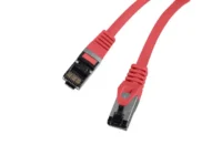 Patchcord kat.8.1 s/ftp lszh cu 0.5m czerwony fluke passed Lanberg