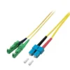 Patchcord SM, 9/125, SC/PC-E2/APC duplex dł. 2m