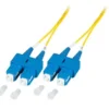 Patchcord SM, 9/125, SC/PC-SC/PC duplex dł. 2m