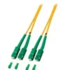 Patchcord SM, 9/125, SC/APC-SC/APC ISP duplex 2m