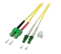 Patchcord SM, 9/125, SC/APC-LC/APC duplex dł. 2m