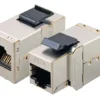 Adapter RJ45 kat. 6 STP Keystone Snap-In metalowa obudowa