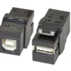 Adapter Keystone Snap-In USB 2.0 typ A-B czarny