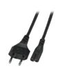 Kabel zasilający Euro - C7 (Euro 8) 180° 5m czarny