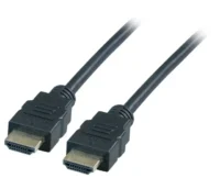 Kabel HighSpeed HDMI™ czarny Eth. A-A, M-M 4K30Hz,  1,0m czarny