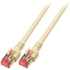 Patchcord RJ45 S/FTP kat. 6 LSZH szary 0,25m