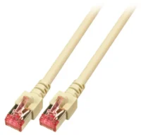 Patchcord RJ45 S/FTP kat. 6 LSZH szary 0,25m