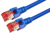 Patchcord RJ45 S/FTP kat. 6 LSZH niebieski 0,25m