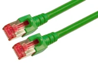 Patchcord RJ45 S/FTP kat. 6 LSZH zielony 0,25m