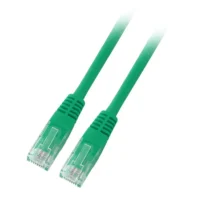 Patchcord RJ45 U/UTP kat. 6 PVC CCA zielony 0,25m