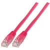 Patchcord RJ45 U/UTP kat. 6 PVC CCA różowy 0,5m