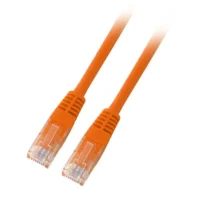 Patchcord RJ45 U/UTP kat. 6 PVC CCA pomarańczowy 0,25m