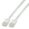 Patchcord RJ45 U/UTP kat. 6A PVC biały 0,25m
